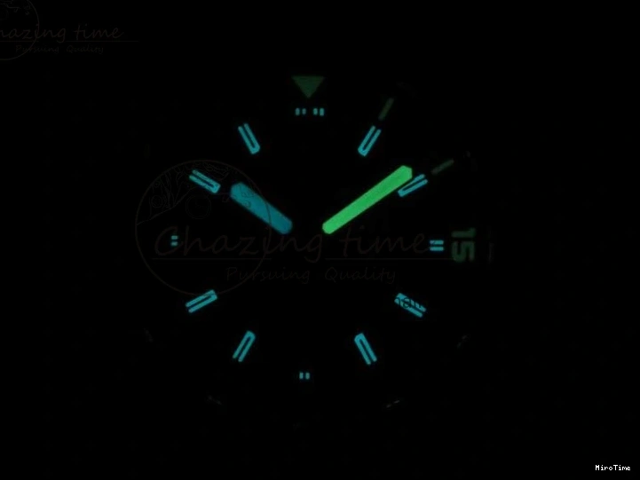 MIROTIME 1224 Aquatimer Chrono IW376803 V6F 1:1 Best Edition Blue Dial on Ruber Strap A Neat 7083